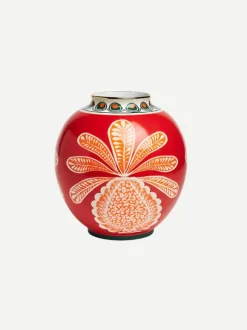 Bubble Vase in Big Pineapple Bordeaux